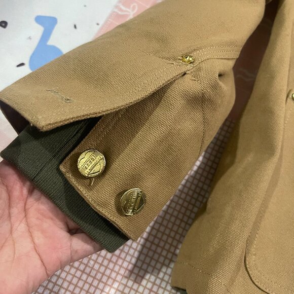 Carhartt x Sacai Deconstructed Jacket Beige - Picture 11 of 13